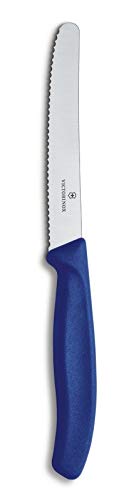 Victorinox Tomato/Table Knife Set Swiss Classic 6 Pieces, Stainless Steel, Blue, 30 x 5 x 5 cm