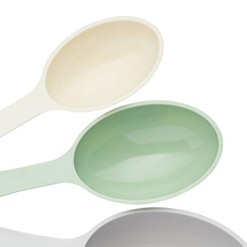 Colourworks Scoop-Shaped Plastic Measuring Cups - 'Classics' Colours (Set of 4) Classics 9 x 25.5 x 6.5 cm