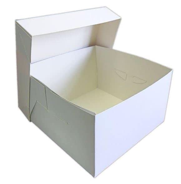 Culpitt 10 x 10 Square White Cake Boxes 10"