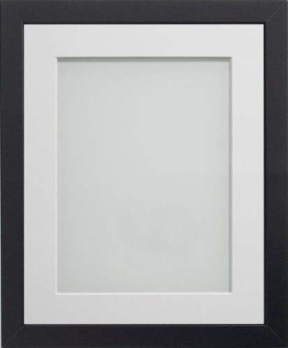 Frame Company Allington Black 14x11 inch Frame With White Mount For Image A4 *Choice of sizes* 14x11 for pic size A4