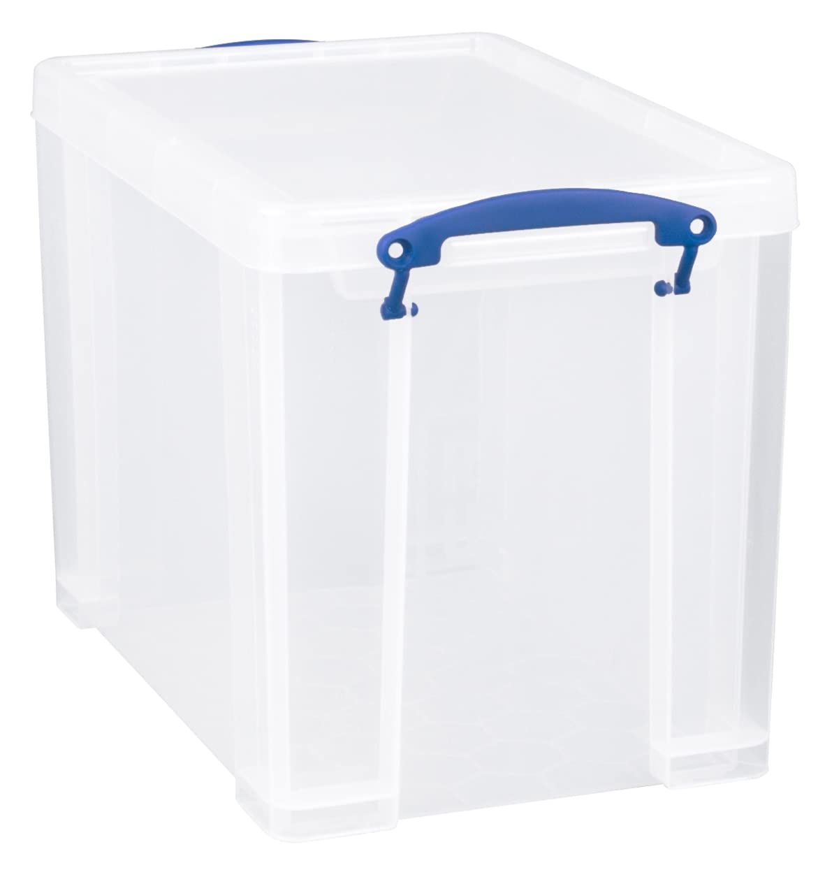 Really Useful Plastic Storage Box 24 Litre Clear,465 x 270 x 290 cm 24 Litre without Suspension FIles Standard Packaging