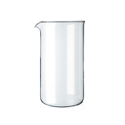 Bodum 1508 Replacement Glass, 8 Cups, 1.0 L, 34 oz, Diameter 9.6 cm, H 18 cm 8 Cup single