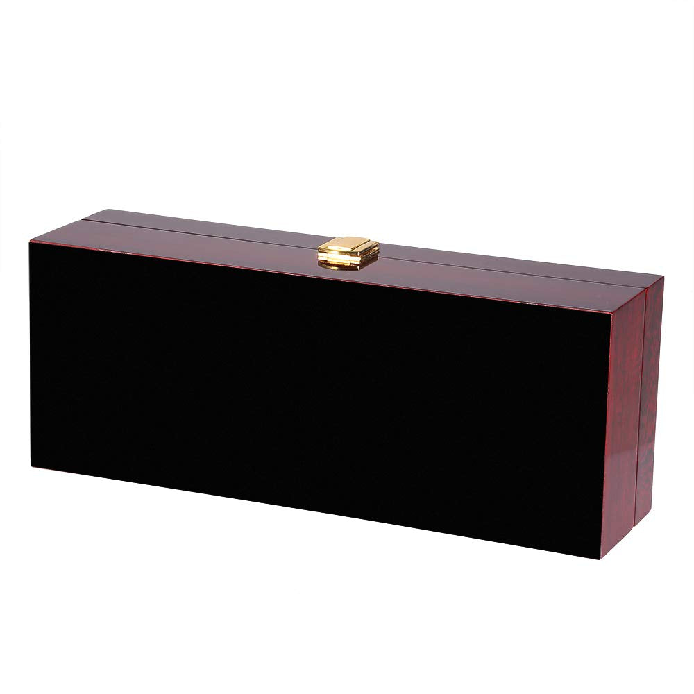 Watch Display Storage Box Jewelry Collection Case Organiser Holder for Men Wooden Cherry Red 6 Slots