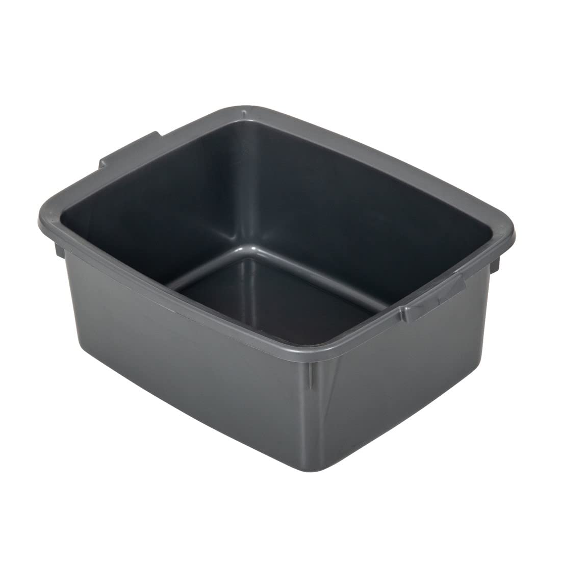 Addis 502813 Plastic Butler Large Rectangular Bowl, Metallic Silver, 12.5 Litre Single