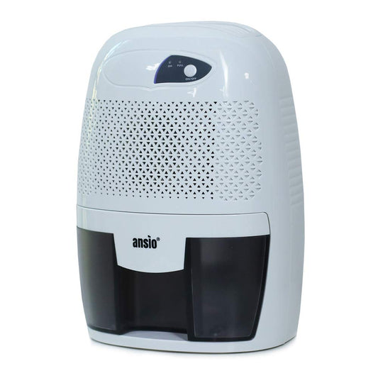 ANSIO Dehumidifier 500ml Compact and Portable Mini Air Dehumidifier for Damp, Mould, Moisture in Home, Kitchen, Bedroom, Caravan, Office, Garage, Bathroom, Basement