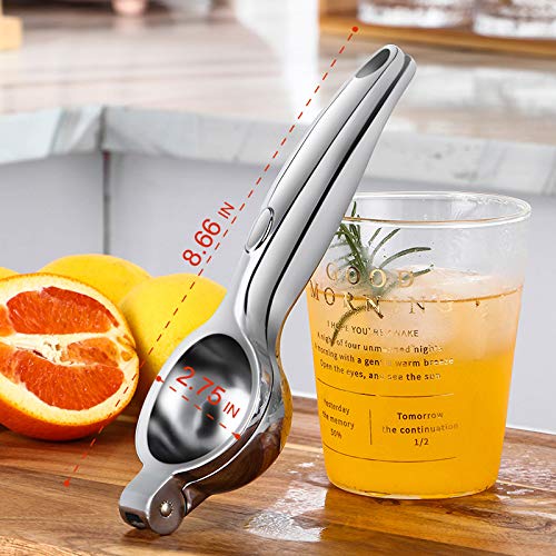 HERUIO Lemon Squeezer manual - Heavy Duty - Manual Citrus Juicers, Press Hand Lime Citrus Fruit Juicer, Safe Quick and Effective Juicing, Super Easy to Clean