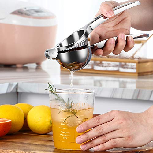 HERUIO Lemon Squeezer manual - Heavy Duty - Manual Citrus Juicers, Press Hand Lime Citrus Fruit Juicer, Safe Quick and Effective Juicing, Super Easy to Clean