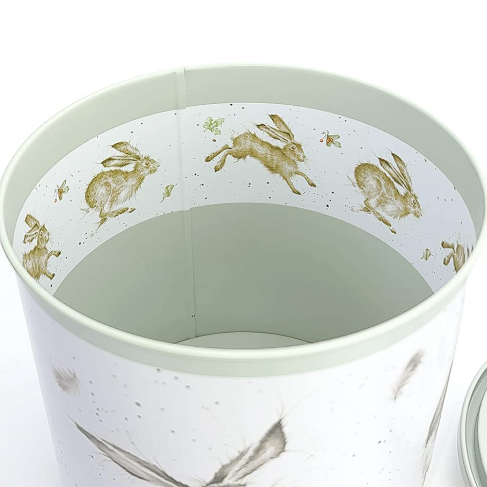 Wrendale Designs by Hannah Dale - Country Animal Green Biscuit Barrel - 160mm x 155mm