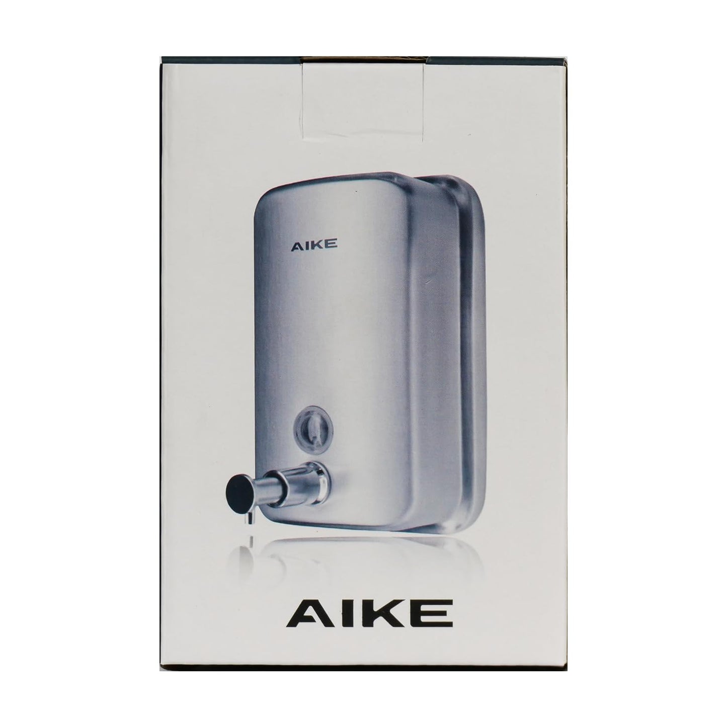 AIKE AK1001 Wall Mounted Soap Dispenser Manual Pump, 17 oz/500ml Stainless Steel Commercial Soap Dispenser Polished 17fl.oz/500ml