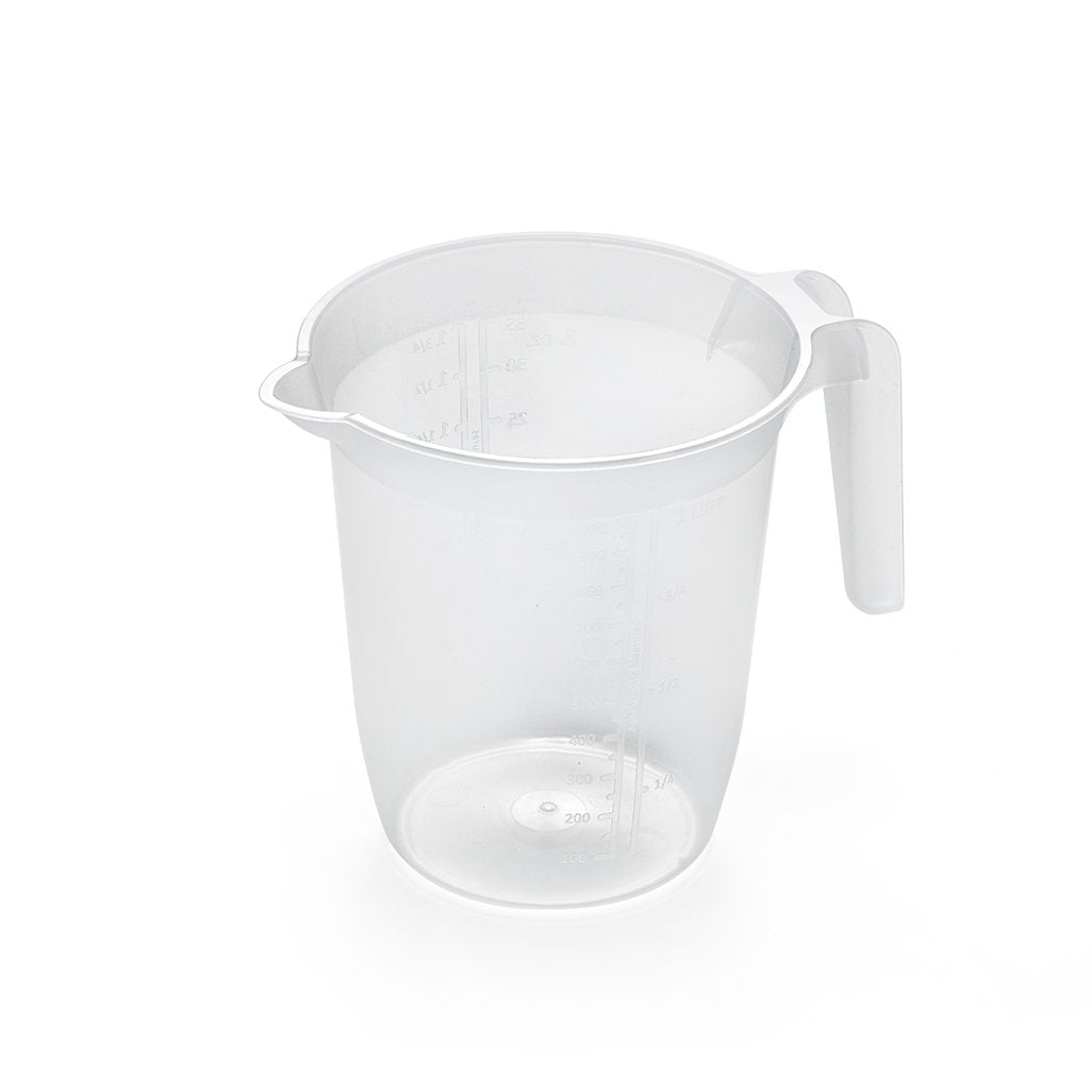 Addis Plastic 1 litre Measuring & Mixing Jug with handle, Clear