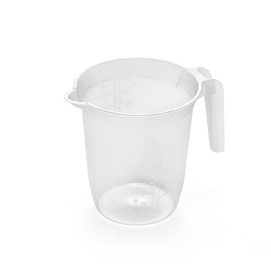 Addis Plastic 1 litre Measuring & Mixing Jug with handle, Clear