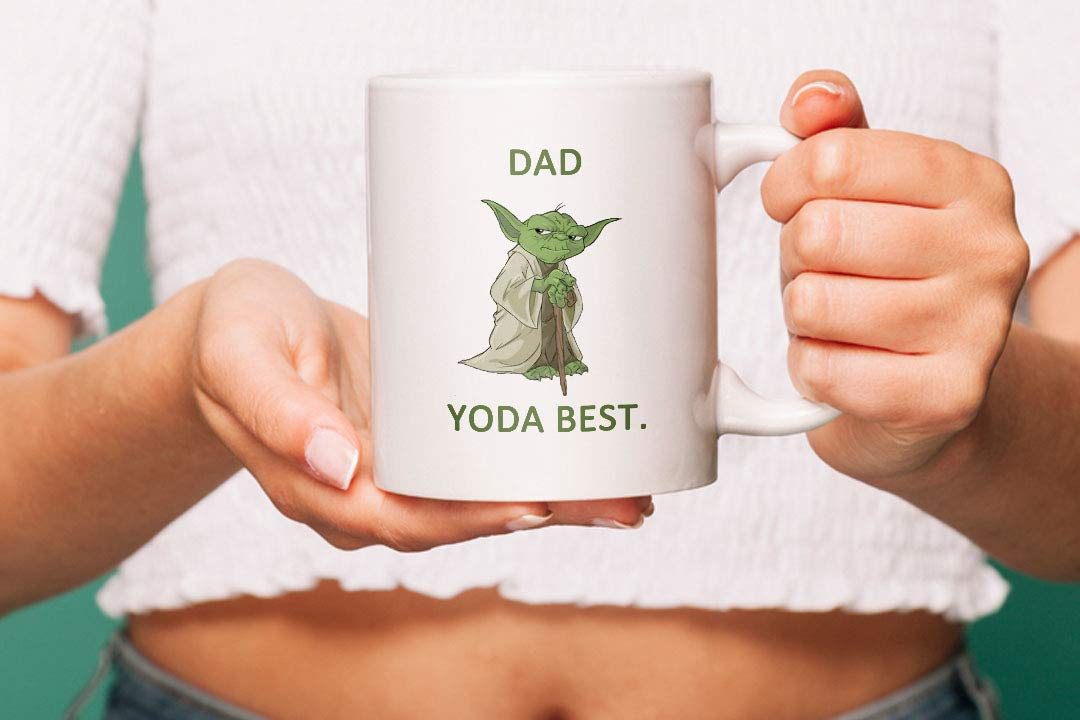 Dad Yoda Best Novelty Gift Mug Father Gifts Mug Xmas Present 11oz