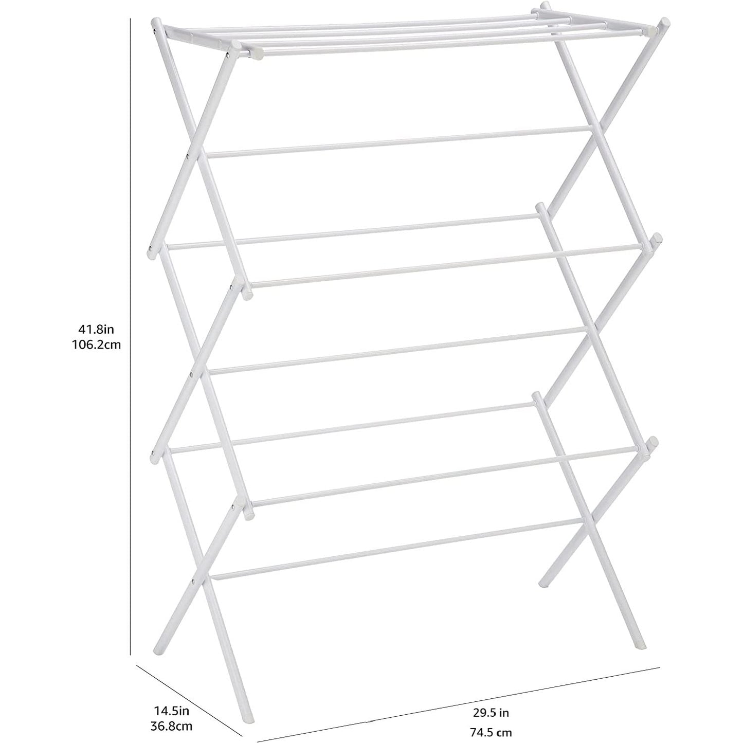 Amazon Basics Foldable Concertina Indoor Airer - White