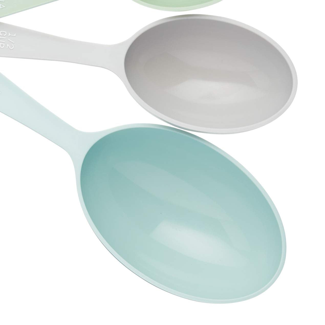 Colourworks Scoop-Shaped Plastic Measuring Cups - 'Classics' Colours (Set of 4) Classics 9 x 25.5 x 6.5 cm