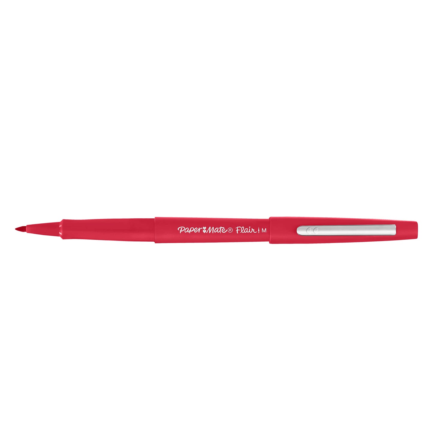 Paper Mate Flair Felt Tip Pens | Medium Point (0.7mm) | Red | 12 Count