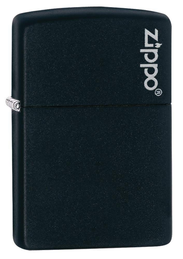 Zippo Matte Pocket Lighters with logo Black Matte