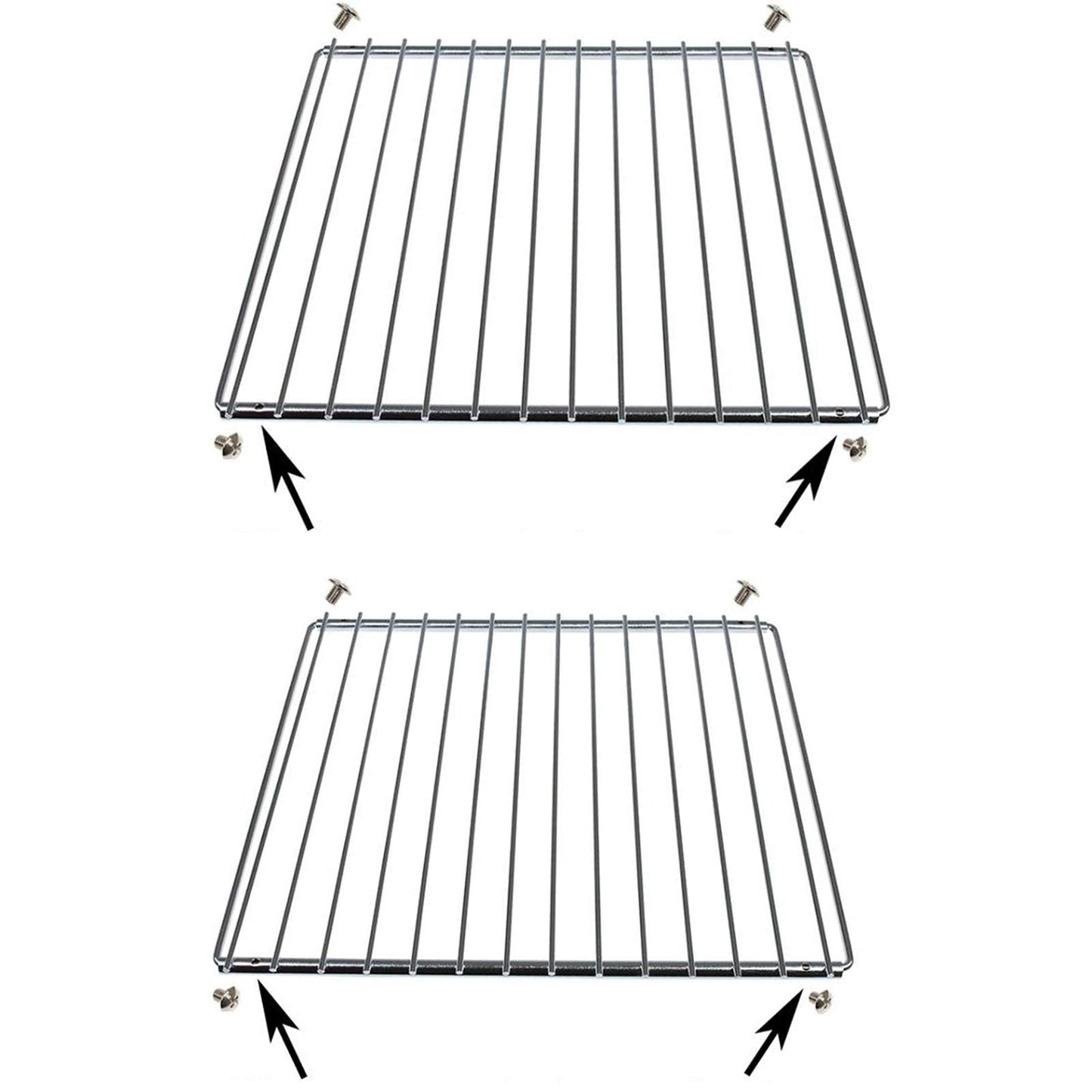 First4spares Extendable Oven Cooker Shelf Rack (360mm-600mm), Pack of 2