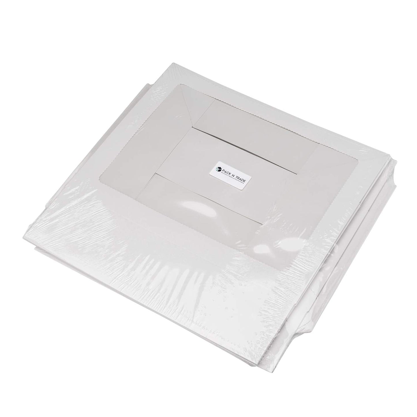 PACK N TRADE Specialists in Bakery & Food Packaging ,10 x 12 Cavity Cupcake Boxes with Window and Inserts 12 Holes