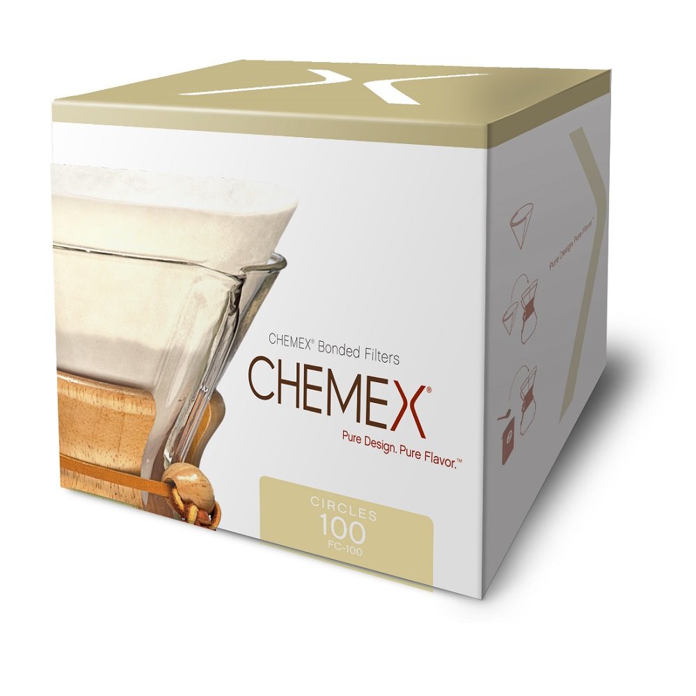 Chemex Coffee Maker Filter Papers, Pack of 100 Circle