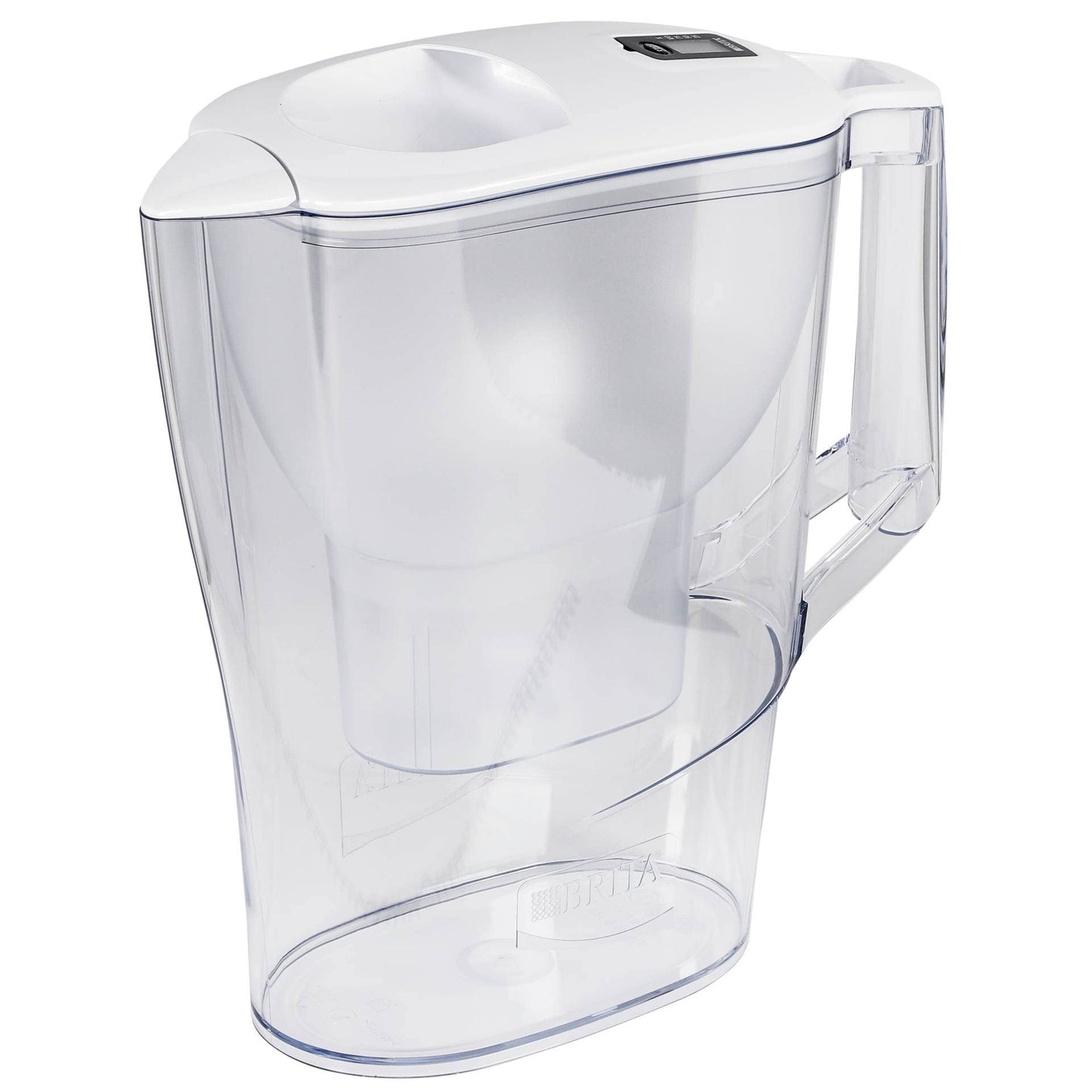 BRITA Aluna fridge water filter jug for reduction of chlorine, limescale and impurities, Includes 1 x MAXTRA+ filter cartridges, 2.4L -White Maxtra +