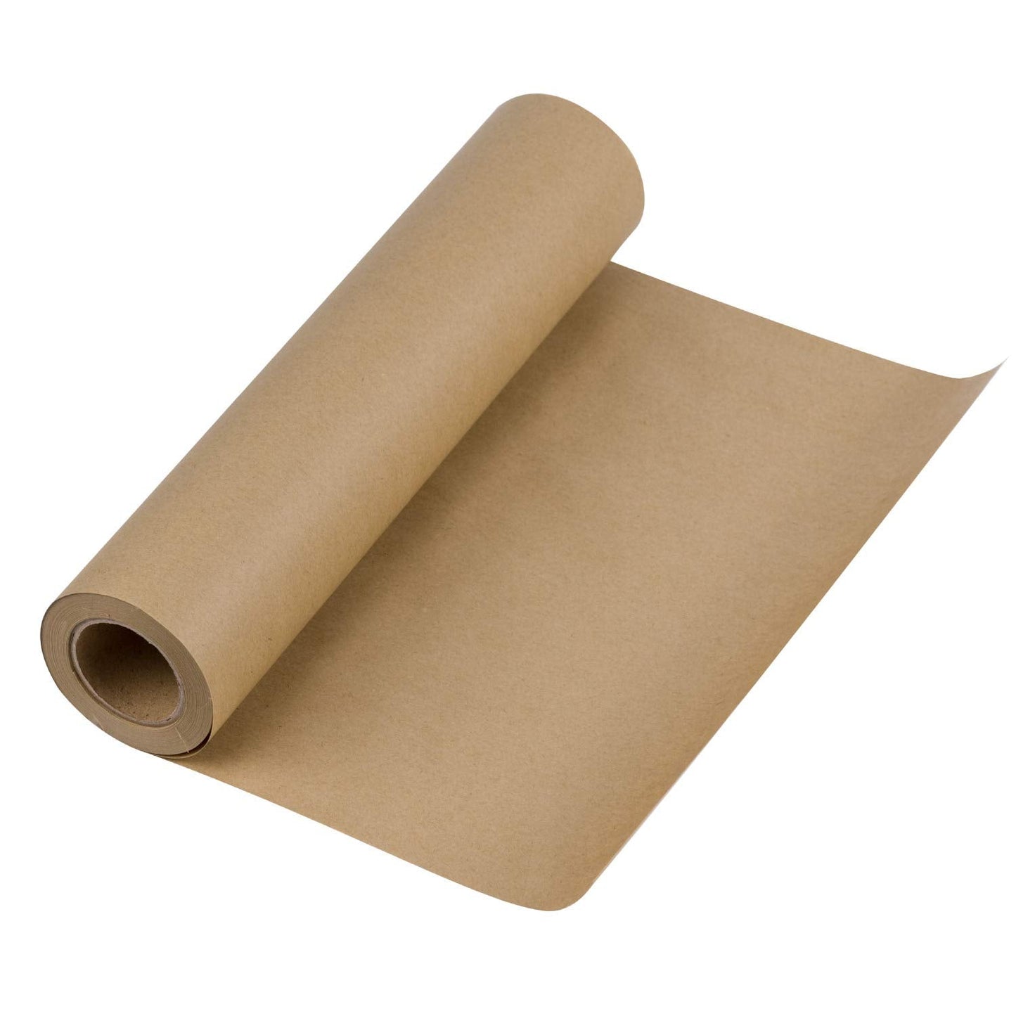 RUSPEPA Brown Kraft Paper Roll - 30.5 cm x 30 m - Natural Recyclable Paper Perfect for Crafts, Art, Small Gift Wrapping, Packing, Postal, Shipping, Dunnage & Parcel