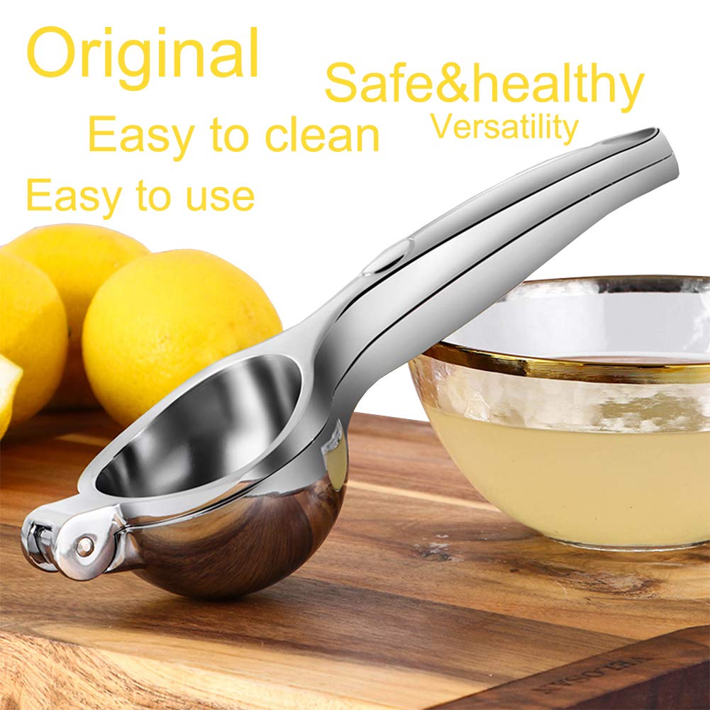 HERUIO Lemon Squeezer manual - Heavy Duty - Manual Citrus Juicers, Press Hand Lime Citrus Fruit Juicer, Safe Quick and Effective Juicing, Super Easy to Clean