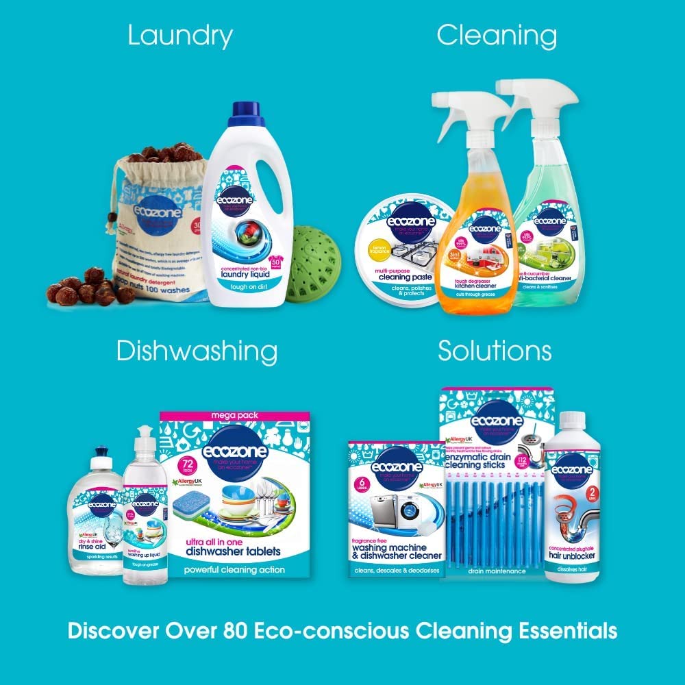 Ecozone Coffee Machine Cleaner and Descaler 500 ml - 5 Applications per bottle