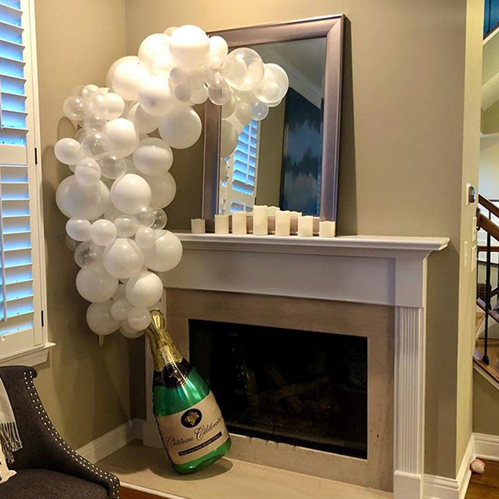 Champagne Bottle Balloons Party Decorations,Confetti Birthday Balloon Arch for Birthday Decorations,Engagement Decorations,Christmas,Wedding,Graduation Balloons (Champage balloon) Champage Balloon