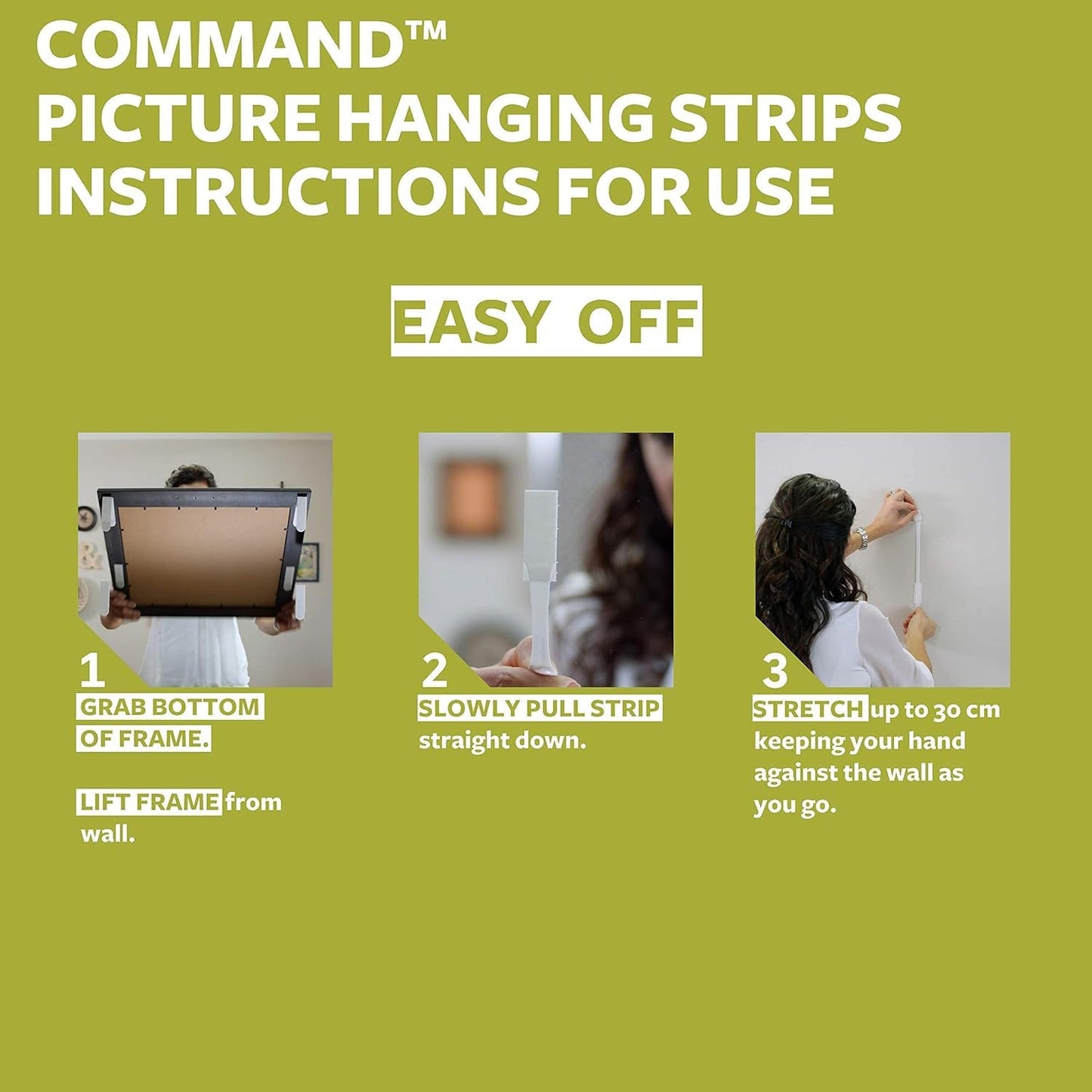 Command Picture Hanging Strips, Value Pack - 14 x 2 Large Adhesive Strips - For Pictures, Frames, Mirrors, Wall décor - Damage Free Hanging Friendly shipping - made in EU