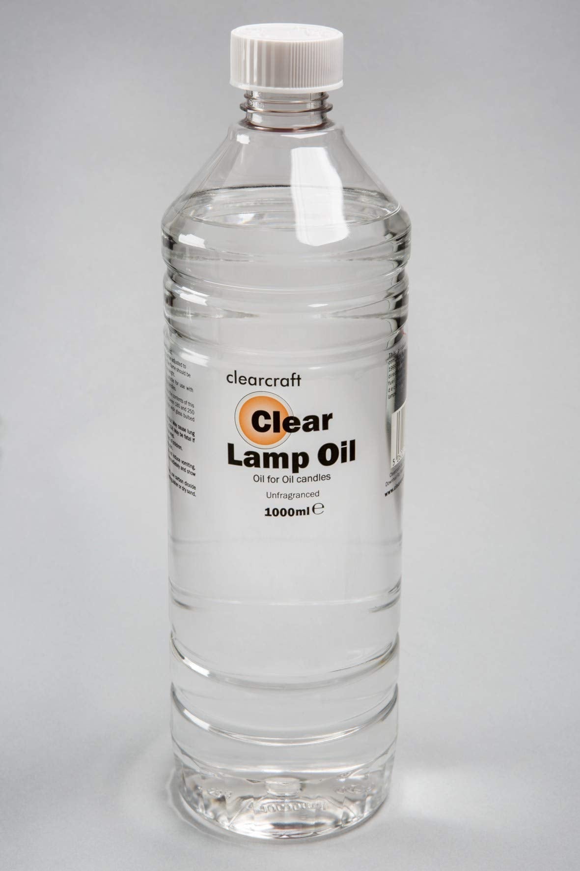 CLEARCRAFT Smokeless and Odourless Clear Lamp Oil - 1 Litre with Free Funnel