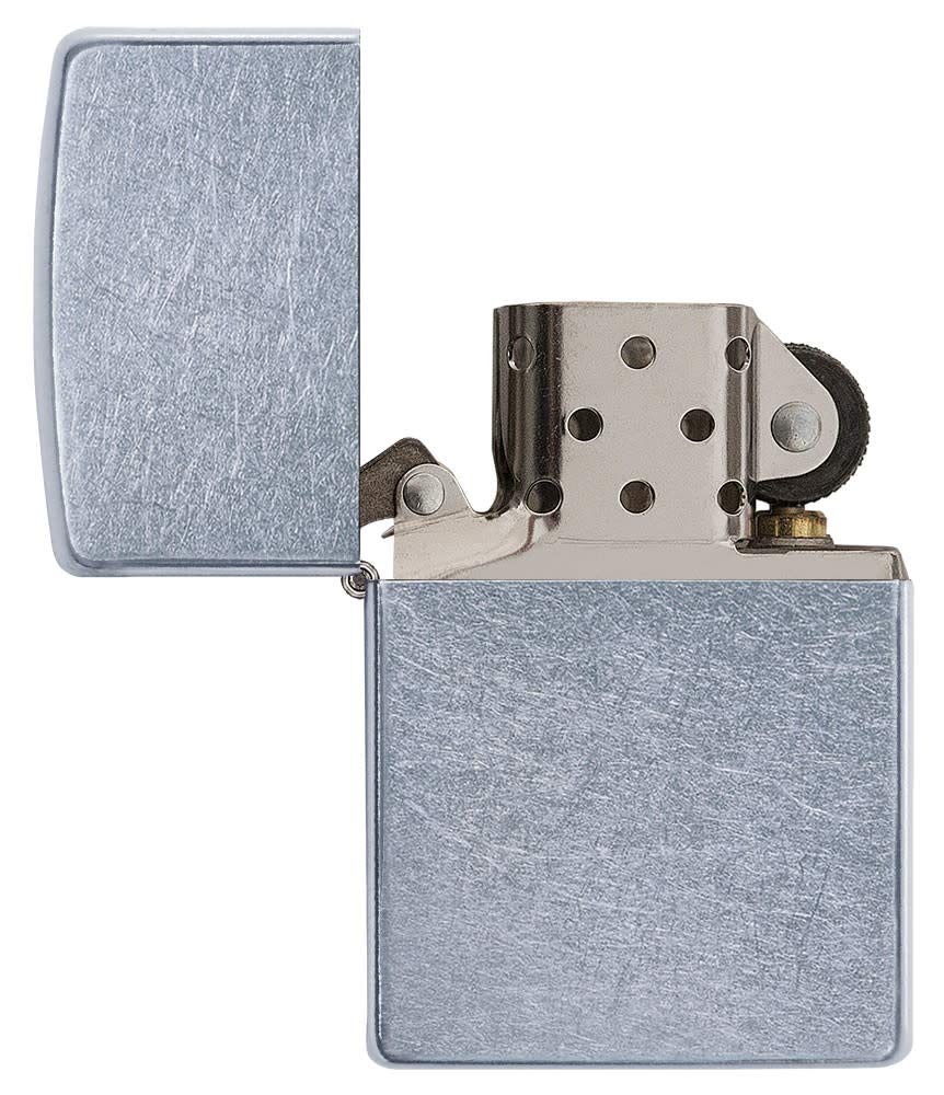 Zippo Windproof Lighter | Metal Long Lasting Zippo Lighter | Best with Zippo Lighter Fluid | Refillable Lighter | Perfect for Cigarettes Cigars Candles |Pocket Lighter Starter | Classic Street Chrome Single