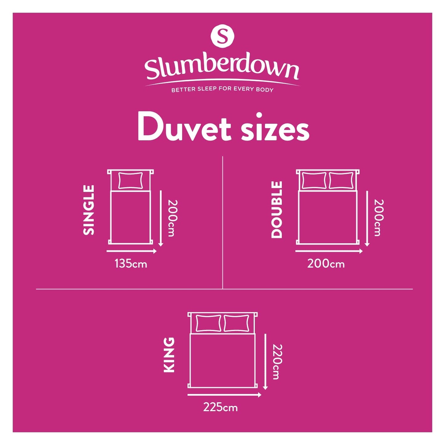 Slumberdown Cosy Nights Double Duvet - 10.5 Tog All Year Round Quilt Ideal for Summer & Winter - Comfortable, Soft Touch Cover, Hypoallergenic, Machine Washable, Size (200cm x 200cm) Double Bed