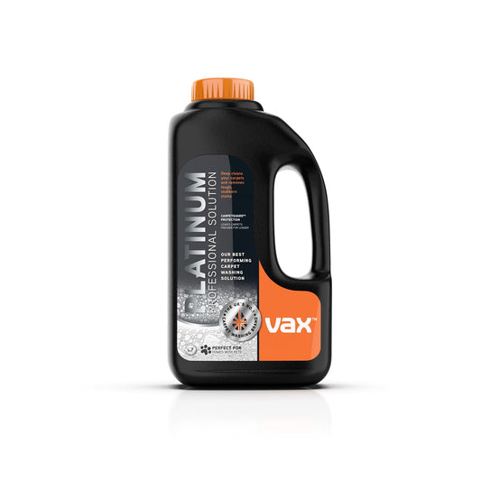 Vax Platinum Professional 1.5 Litre Carpet Cleaner Solution | Deep Cleans and Removes Tough Stains | Neutralises Pet Odours - 1-9-139136, Charcoal 1.5 l (Pack of 1)