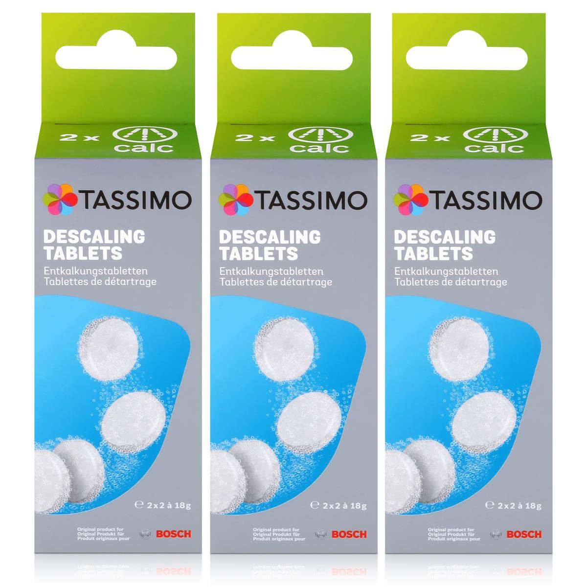 Tassimo Bosch Descaling / Decalcifying Tablets, 3 Count (Pack of 1)