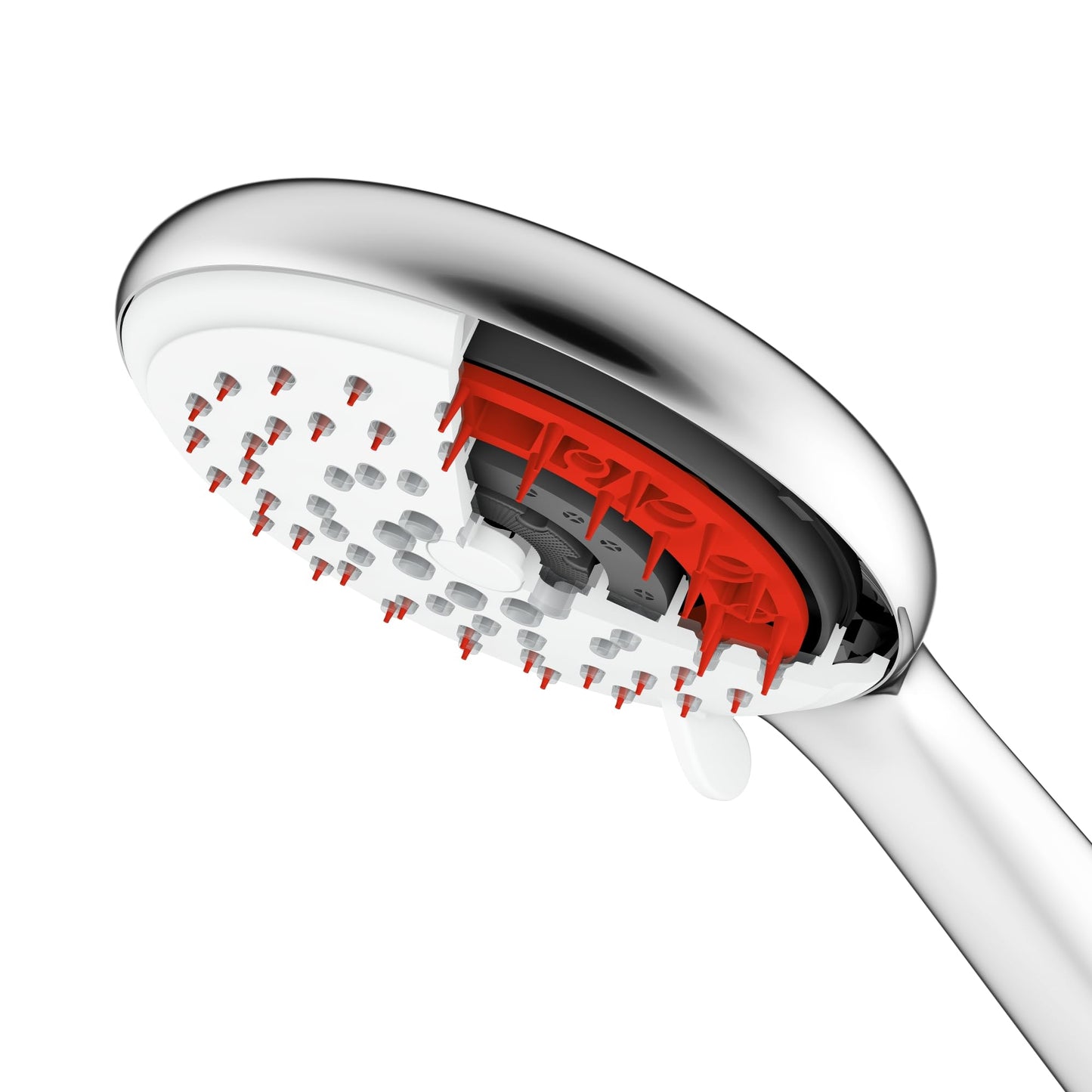 Y-home Shower Head with High Pressure Mode, Self-Cleaning Handheld Showers for Hard Water Areassure Mode, Self-Cleaning Handheld Showers for Hard Water Area