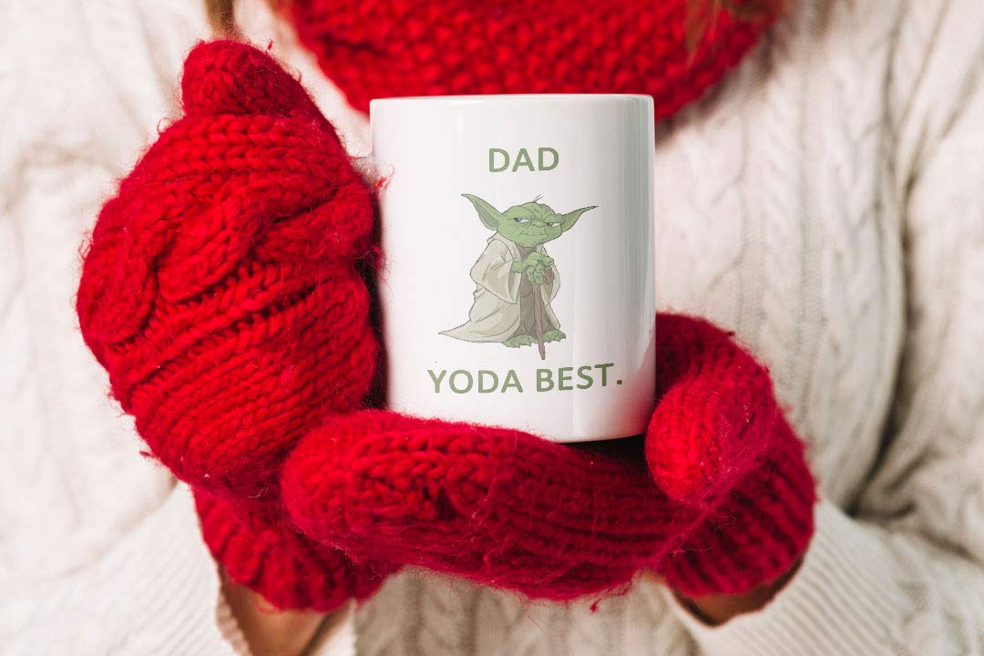 Dad Yoda Best Novelty Gift Mug Father Gifts Mug Xmas Present 11oz