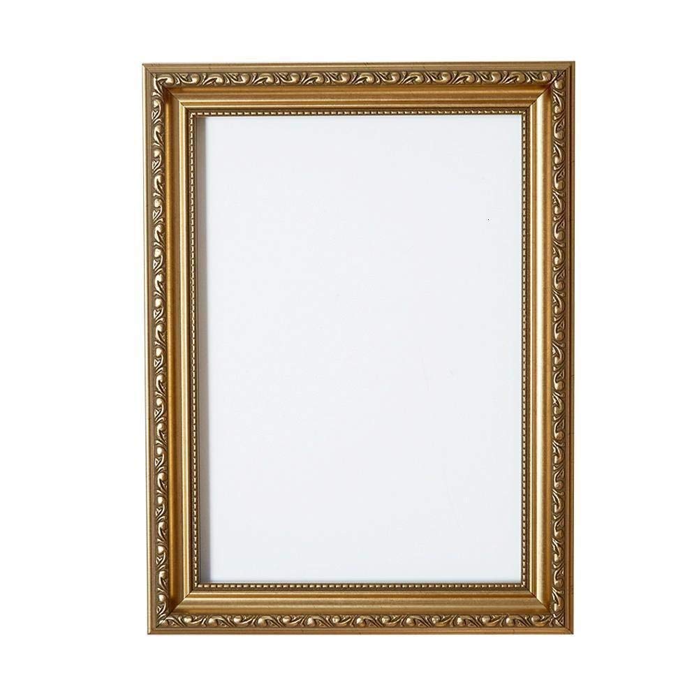 Gold 18" x 12" Ready to hang Ornate Shabby Chic Picture/Photo/Poster frame with MDF backing board and High Clarity Styrene Shatterproof Perspex Sheet - FBA - oscp-2-gld-18-12 18" x 12" Gold