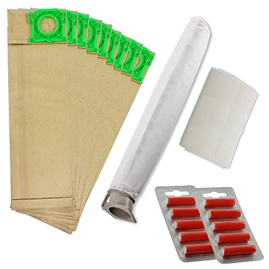 Spares2go Vacuum Cleaner Service Kit Compatible With Sebo X Series Vacuum Cleaners (10 x Bags, 2 x Filters + Fresheners)