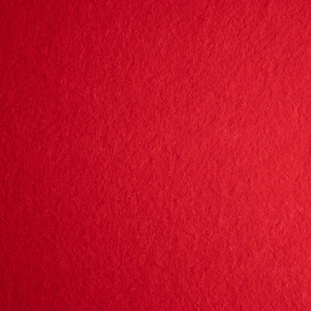 Red Craft Felt Sheets Fabric by The Metre Material for Sewing Embroidery Decorations, 90CM Wide - 1 Metre Red 1M