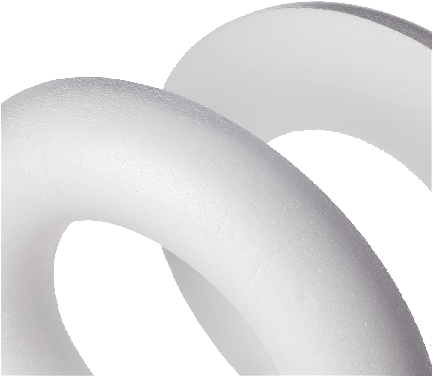 Smithers Oasis Festive Polystyrene Half Round Rings/Wreaths (25cm (Pack of 2)