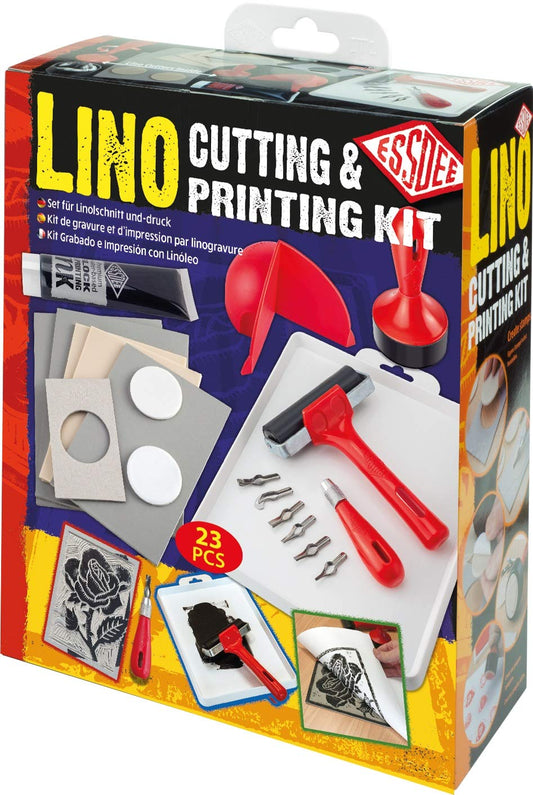 Essdee Lino Cutting & Printing Kit (23 Pieces) Pack of 1 Lino Cutting & Printing Kit (23 Pieces)