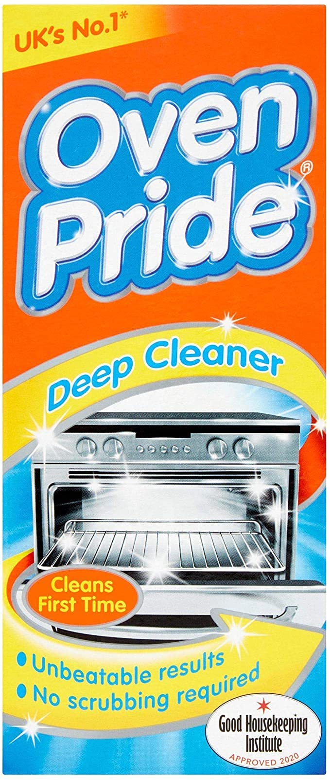 2 X Oven Pride Complete Oven Cleaning Kit 500ml Includes Bag for Cleaning Oven Racks 2