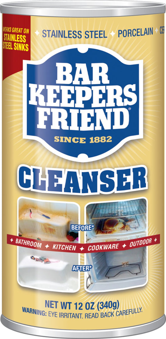 Bar Keepers Friend Cleanser & Polish: 12 OZ