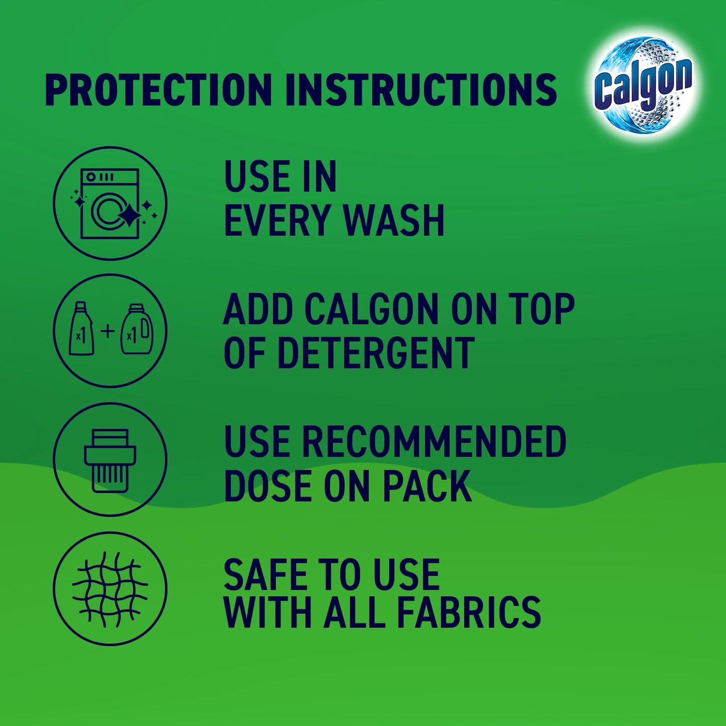 Calgon Antibacterial Washing Machine Cleaner & Limescale Remover, Water Softener Gel, Kills 99.9 percent of Bacteria in Your Washing Machine, 750ml, Pack of 6