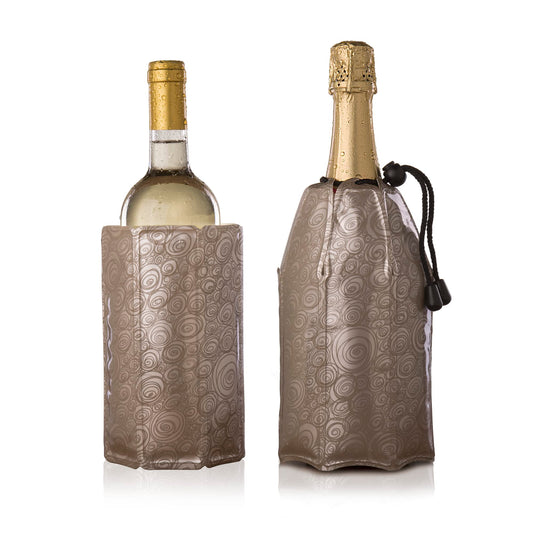 Vacu Vin Rapid Ice Wine and Champagne Cooler Set - Platinum Single