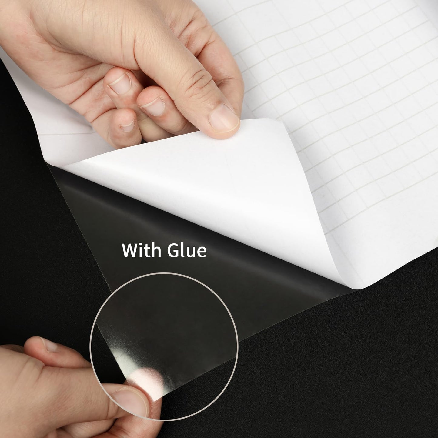 Hode Sticky Back Plastic Roll Clear Book Covering Film Transparent Vinyl Self Adhesive 40cmX3m Wallpaper Furniture Stickers Waterproof Backing Paper for Books Kitchen Doors Windows Tile Transfer