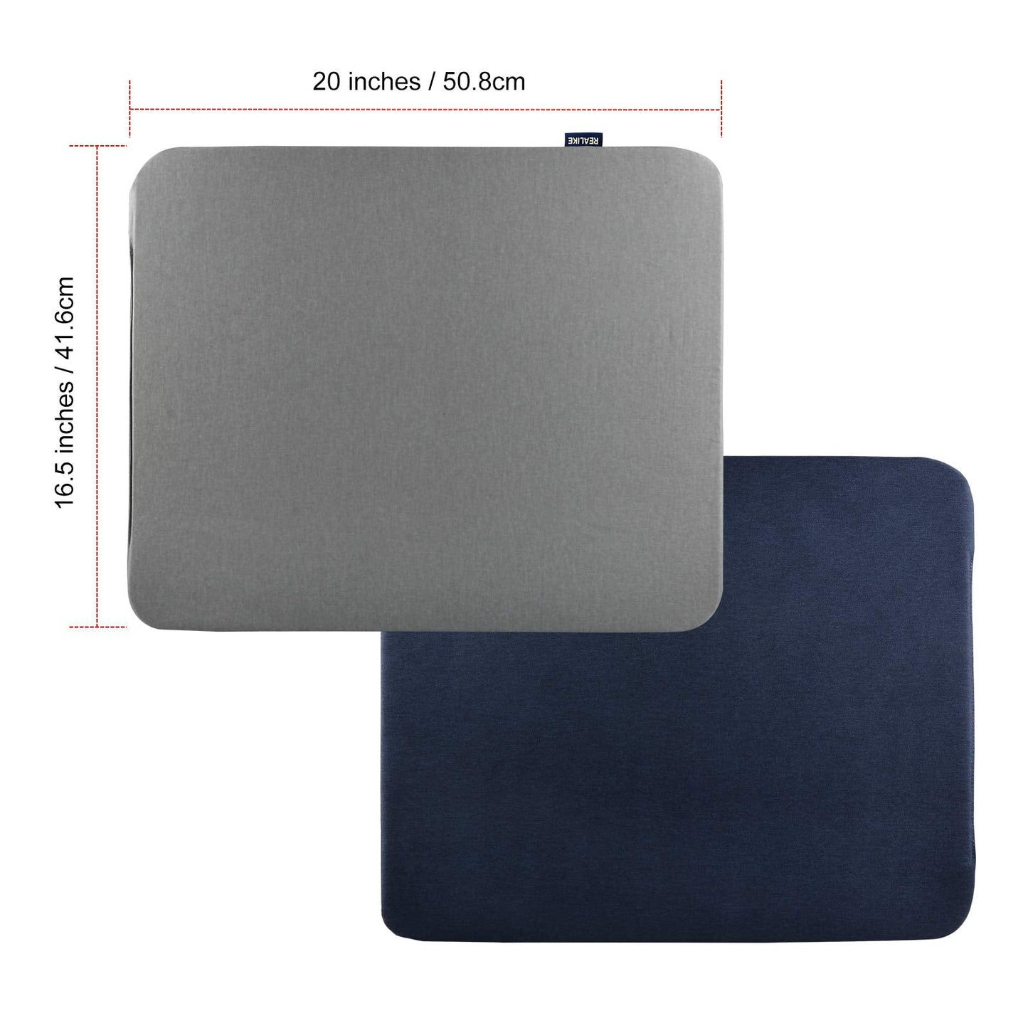 REALIKE Heat Press Mat for Easy Press Heat-Resistant Protective Mat for Cricut Machines for HTV Iron On Project for Craft Vinyl Ironing Insulation Transfer (Grey Blue, 16X20) Grey Blue