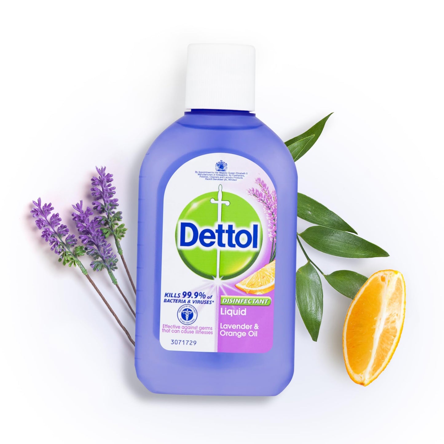 Dettol Antibacterial Disinfectant Liquid, Concentrated Cleaner, Kills 99.9% of Bacteria & Viruses, Lavender and Orange, Pack of 6 x 500ml, Total 3L 500 ml (Pack of 6)