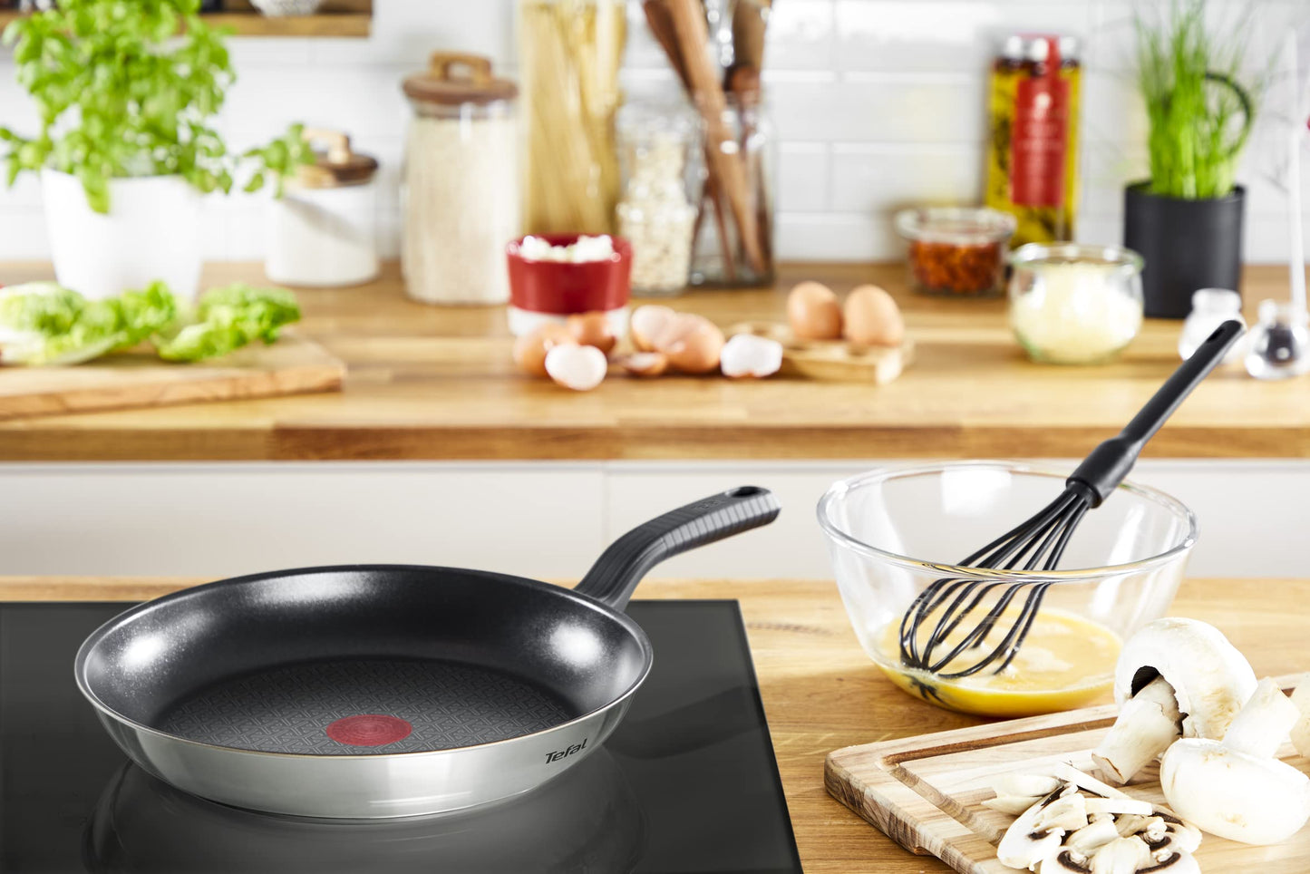 Tefal Comfort Max, Induction Frying Pan, Stainless Steel, Non Stick, 30 cm 30 cm Frying Pan