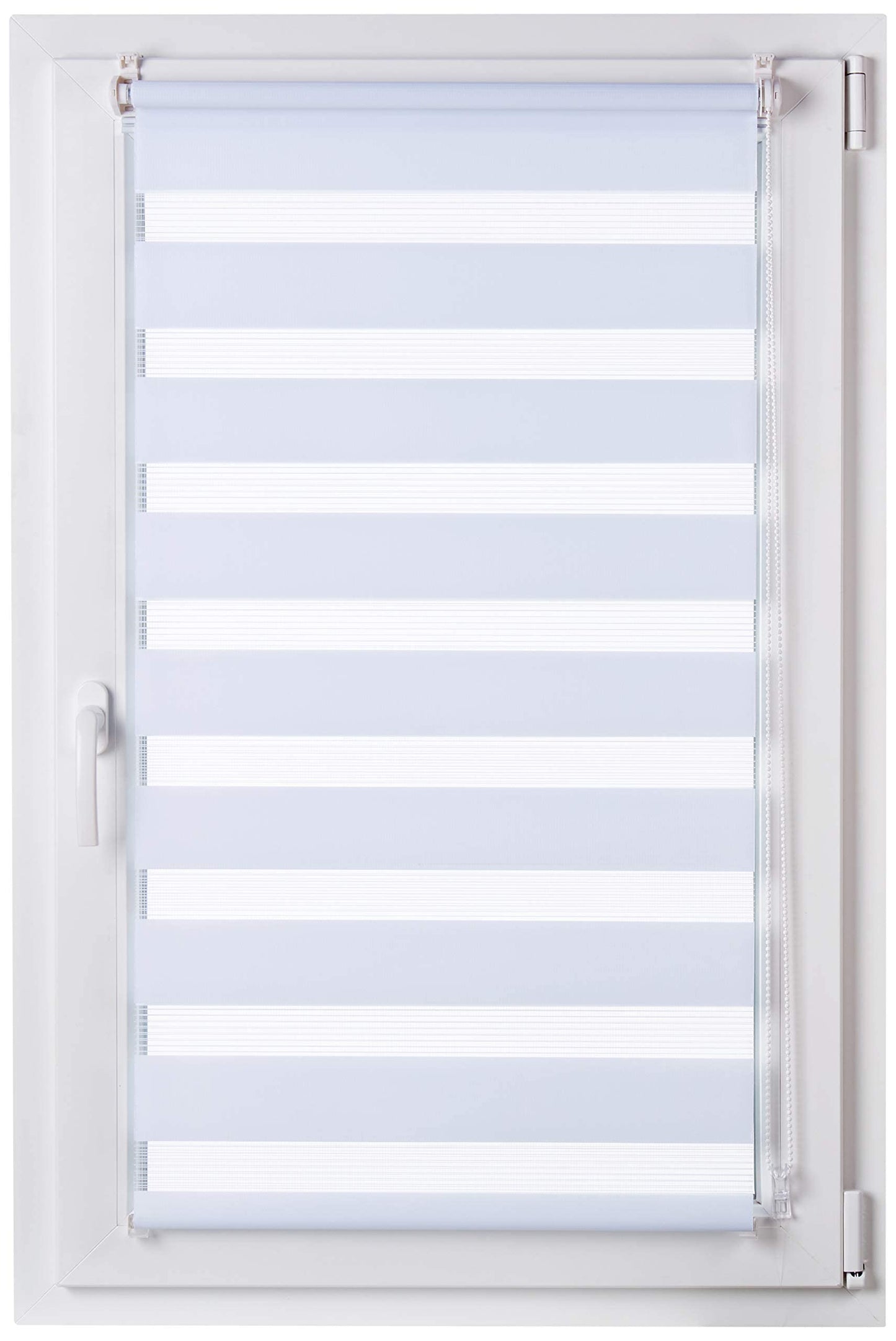 Amazon Basics Double layer rollo blind, White, 56 x 150 cm